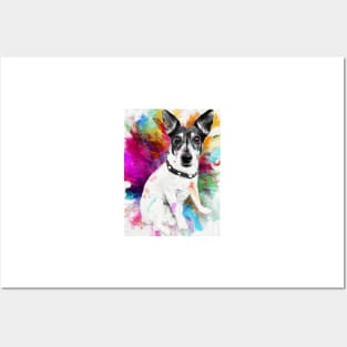 Jack Russell pop art Posters and Art